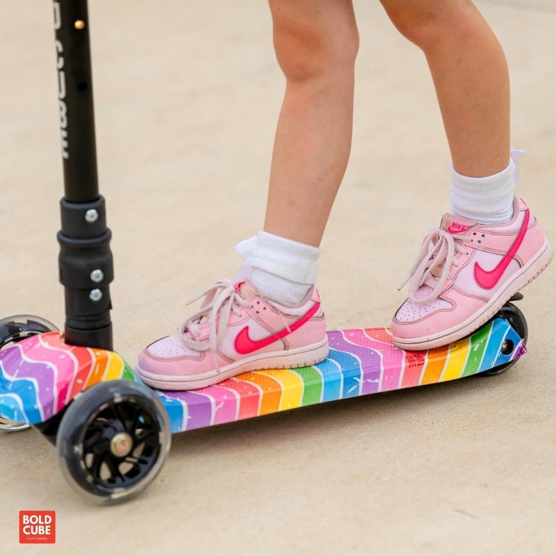 BOLDCUBE Big Fold | Three Wheel Scooter for Children Ages