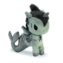 Tokidoki 15689 Sharkbite Mermicorno 20,3 cm, Grau, 8-inch