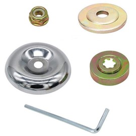 Maosuhanyl 5 Pcs Replacement Metal Gearbox Blade Nut Fixing Kit Metal Gearbox Blade Nut Fixing Kit Accessories for Strimmer Brushcutter