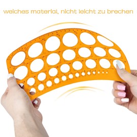 Circle Stencil for Drawing Circle Stencil Template Circle Template Mars Circle Template Technical Drawing Stencil Hole Template Geometric Ruler for Office School Buildings