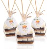 100 pcs S'more Fun Bag set Clear Gusseted Poly Bags