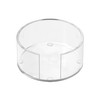 GRAHAM DESIGN Scalloped Acrylic Drink Coaster Set 4‑Pack with Circular