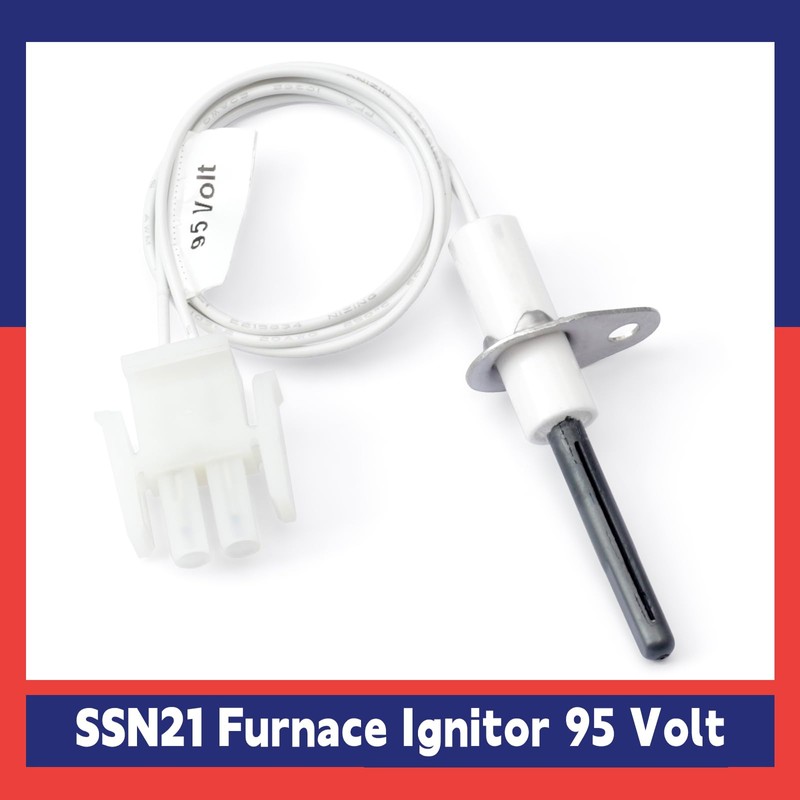 SSN21 Furnace Ignitor 95 V with Two Prong Molex Plug
