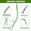 Eel Tube Long shank Hooks 5pcs Sand Eel Lure Offset