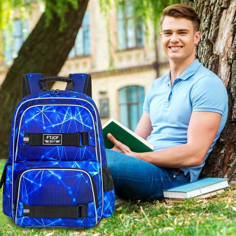 Laptop Backpack, 17 Inch School Bag College Bookbag Set, Water
