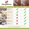 OstepDecor 23.6 x39 Inch Clear Table Protector, Plastic Table Cover