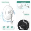 Hangerspace Suction Cup Hooks, Upgrade 2.5 Inches Clear PVC Suction