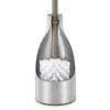 Polder Toilet Bowl Cleaner Scrubber Brush & Holder Caddy Set,