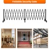 16 FT Industrial Metal Expandable Barricade，Retractable Traffic Fence with Casters,