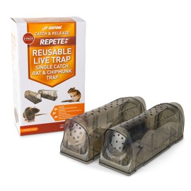 JT Eaton 400-R Repete Rat & Chipmunk Trap, Black