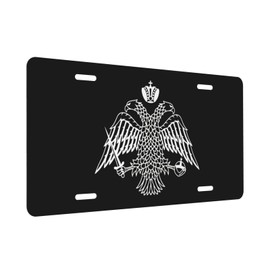 The Greek Orthodox Church Flag 6 x 12 Inch License Plate Cover Aluminum Universal auto Parts Custom us Sticker Metal for cars82
