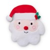 Catherine Lansfield Christmas Santa 3D Shaped Cushion White