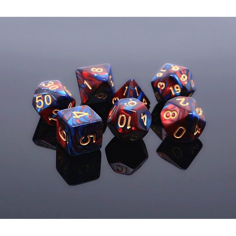 DND Dice Polyhedral Dice Set for Dungeon and Dragons MTG