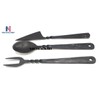 Forged Blacksmith Medieval Dining Hall Eating Utensils Viking Feastware By