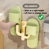ROLUXENTIA 4 Pack Wall Mounted Shoe Rack - Premium Hanging
