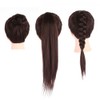 26" Synthetic Fiber Mannequin Head Hairdresser Training Head Cosmetology Doll