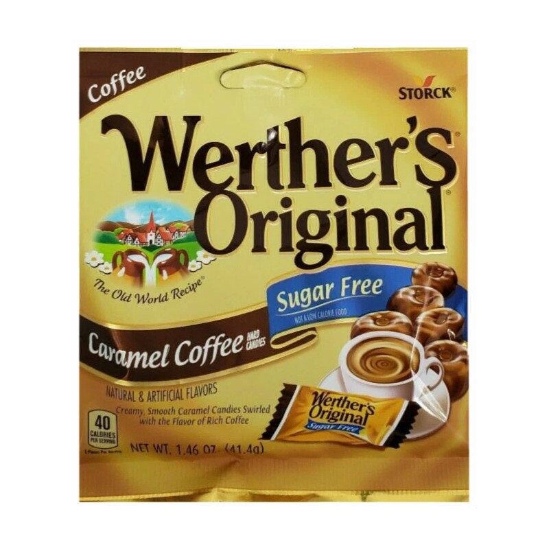 Werther'sOriginal Werther's Original SUGAR FREE Candy Caramel Coffee 1.46 oz