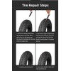 ACECYCLE Tubeless Tyre Repair Kit, Portable Bicycle Tyre Tool with