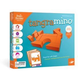 FoxMind, Tangramino 3D Puzzle-Solving, Logic Game, Brain Builder Series