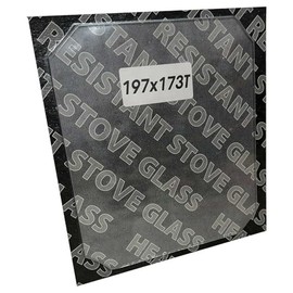 Chimsoc Replacement Stove Glass - Salamander Hobbit (197mm x 173mm Cut Corners)