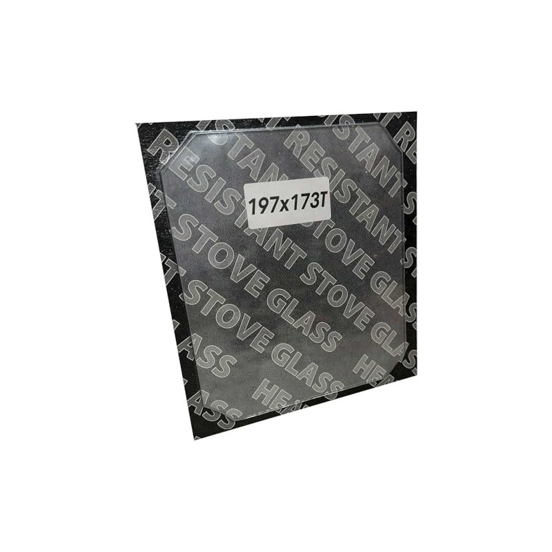 Chimsoc Replacement Stove Glass - Salamander Hobbit (197mm x 173mm