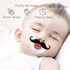 Funny Baby Pacifiers,Mustache Pacifier for Babies 0-36 Months Mustache Binkies