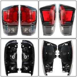 LABLT Tail Brake Light Pair Driver+Passenger Replacement for 2016 2017 2018 2019 2020 Toyota Tacoma