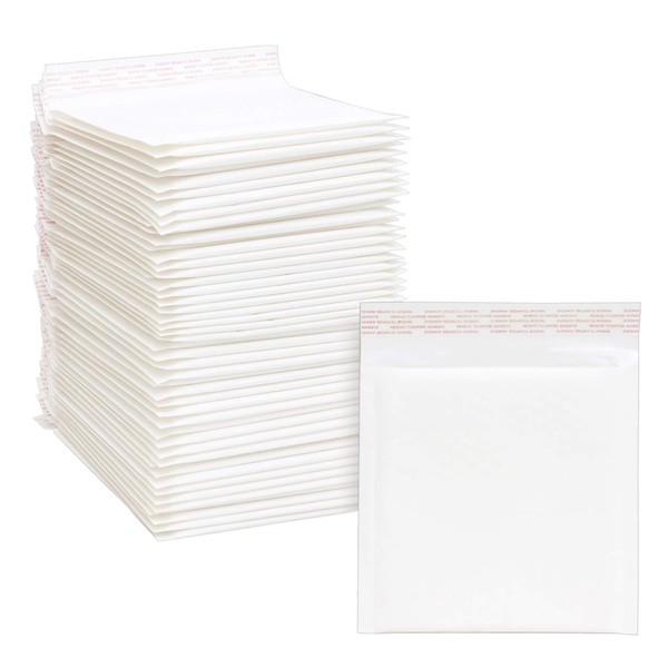 I.S. CE-CD-50 Bubble Mailers, CD Size, 50 Sheets
