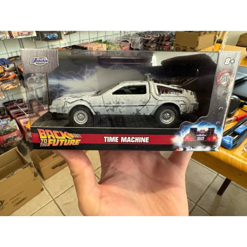 Jada 1/32 Time Machine Frost Delorean Volver Al Futuro Dmc