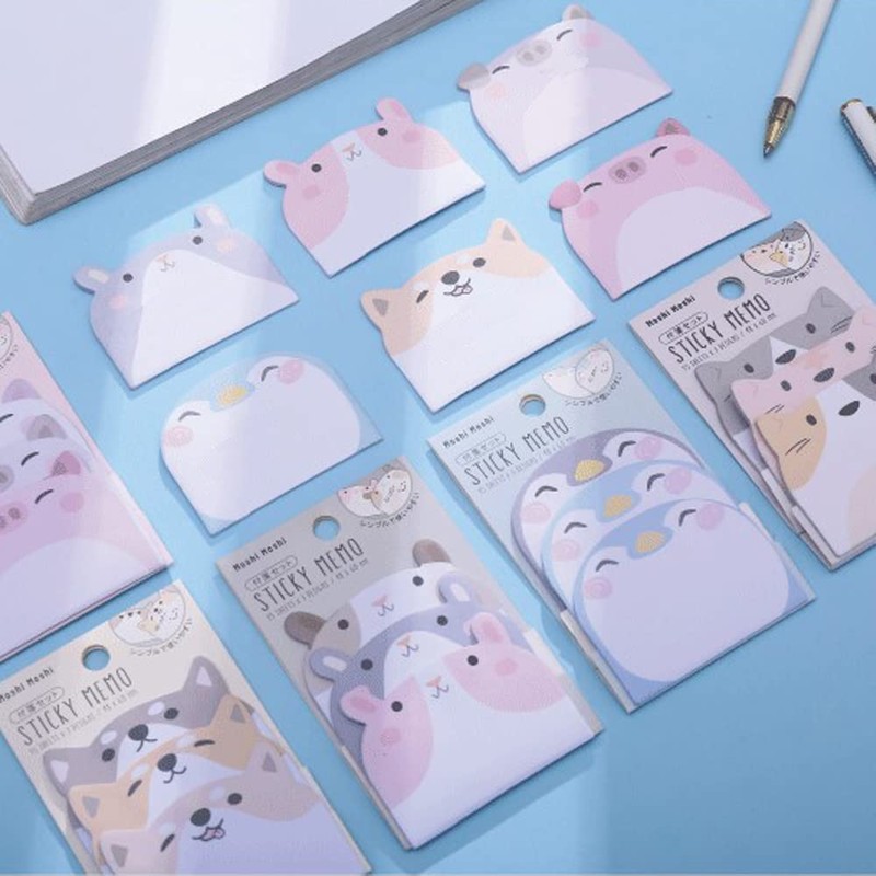 La Llareta 6 Pads 270 Notes Animal Sticky Notes Novelty