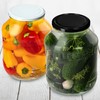KADAX Set of 10 Screw Lids TO89 for Jars 89