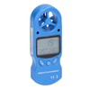 3V Digital Anemometer Multipurpose Handheld Wind Speed Meter Blue Temperature