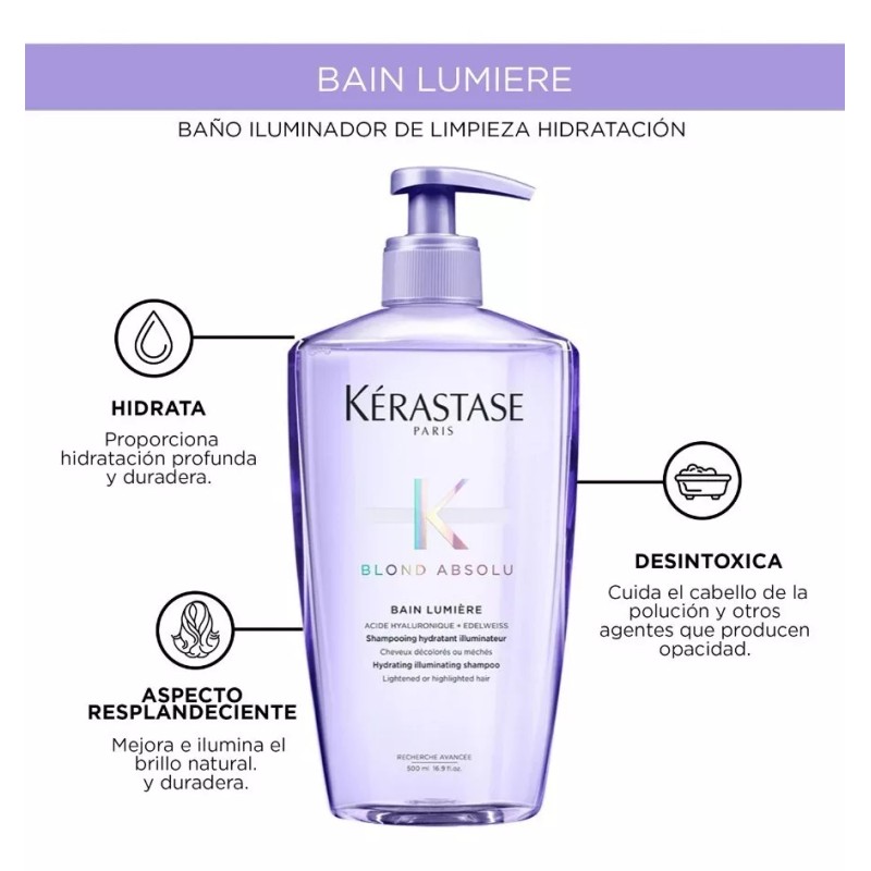 Kérastase Kerastase Shampoo Bain Lumiere 500 Ml