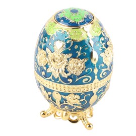 Metal Tin Alloy Toothpick Holder Flower Pattern Hand Press Toothpick Dispenser (Pattern #2)