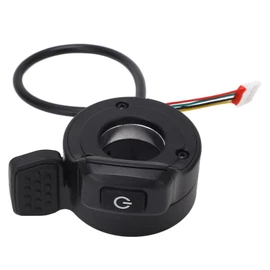 Thumb Controlled Accelerator with Power Switch Speed Control Throttle Raised Stripe for Electric Scooter Right