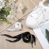 Geosar Satin Ribbon Shoelaces 2 Pairs Shoe Laces for Trainers