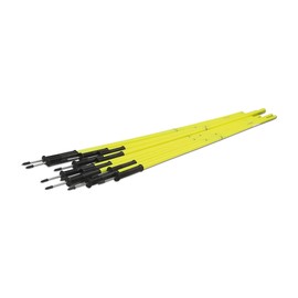 Uber Soccer Speed and Agility Poles - Yellow - 2 Piece - Flexibase