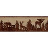 Chesapeake TLL35711B Shawnee Chestnut Silhouettes Border, Chetnut