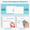 AMUSIGHT Double-Sided White Board, 16" x 12" Dry Erase Board