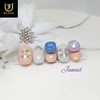 Sweet Flower Handmade Nail Tips - Long Almond / Sweet