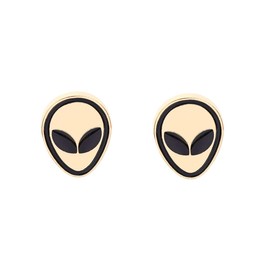 Alien Pin Badge Pins Metal Brooch Set of 2 Alien, enamel