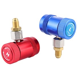 Professional Quick Couplers Air Conditioner Service Port Adapter Fit and Quality for R1234yf Refrigerants