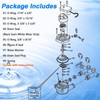 RUHUALIFE Water Softener Seal Kit Water Softener Rotor Disk Repair