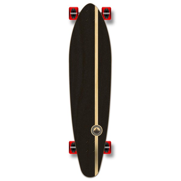 Yocaher Beach Series Complete Kicktail Skateboards Longboard Cruiser Black Widow Premium 80A Grip Tape Aluminum Truck ABEC7 Bearing 70mm Skateboard Wheels (Complete - Kicktail - 07 - Seaside)