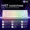 XVX M67 Jadestone Keyboard with IMD-Tech Keycaps, QMK/VIA Gasket, RGB