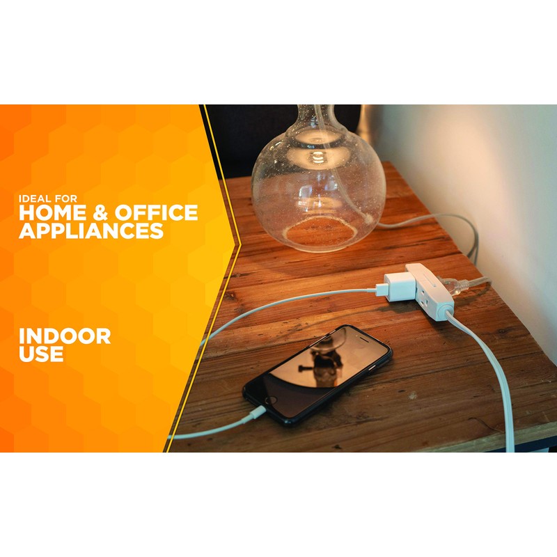 Woods Yard Master Extension Cord - Flexible Power for Patio