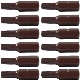 Bivethoi TT25 Torx Impact Screwdriver Bit Set, 1/4" Magnetic Screw Driver Bits Hex Shank (Length: 1", 12 Pack)