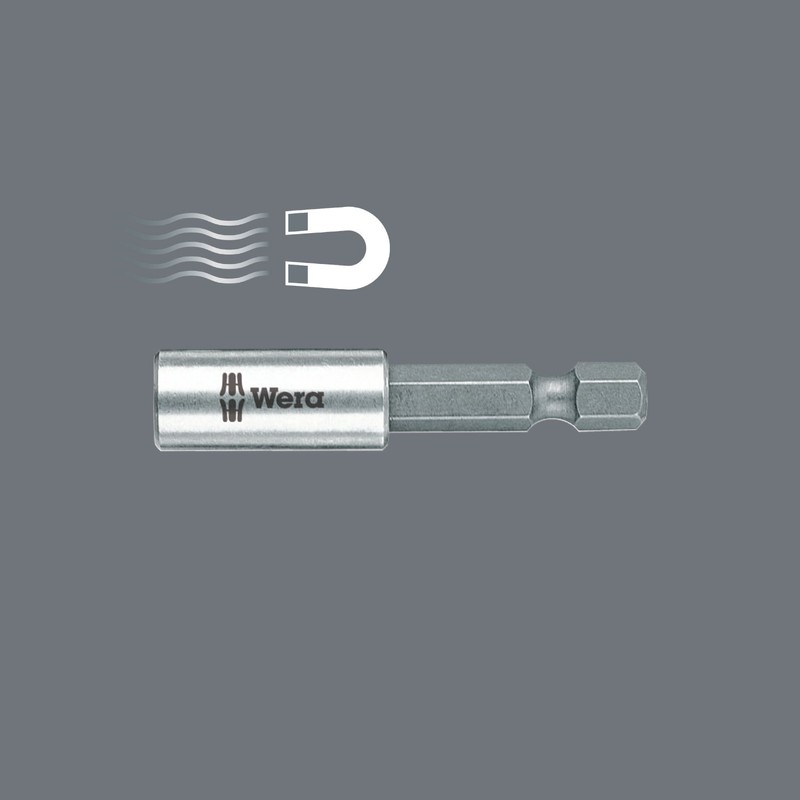 WERA 160976 Bit Holder with Magnet, Compatible with 1/4 Hexagonal