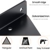 Shelf Brackets, Pack of 4 Triangular Invisible Iron Heavy Duty