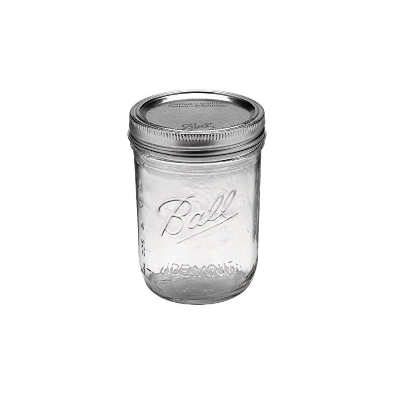 Ball 66000 1 Pint Wide Mouth Can Or Freeze Canning